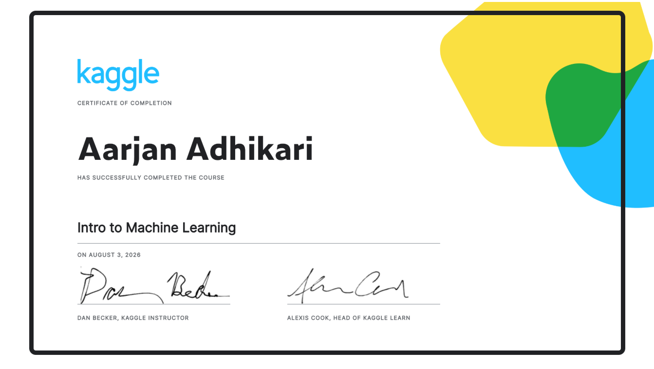 Intro to Machine Learning
